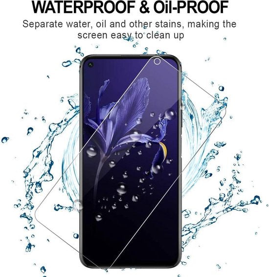 Huawei Nova 5T Screenprotector Gehard 9H – Anti-kras – Tempered Glas – 1-Pack-Ilumina Benelux