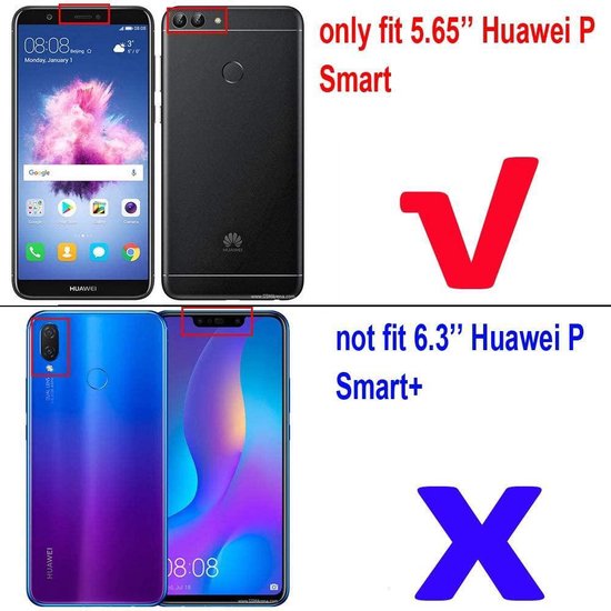 Huawei P Smart 2018 Screenprotector Gehard 9H – Anti-kras – 1-Pack-Ilumina Benelux