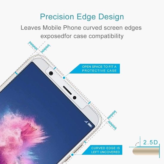 Huawei P Smart 2018 Screenprotector Gehard 9H – Anti-kras – 1-Pack-Ilumina Benelux