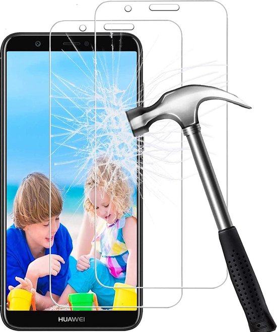 Huawei P Smart 2018 Screenprotector Gehard 9H – Anti-kras – 2-Pack-Ilumina Benelux