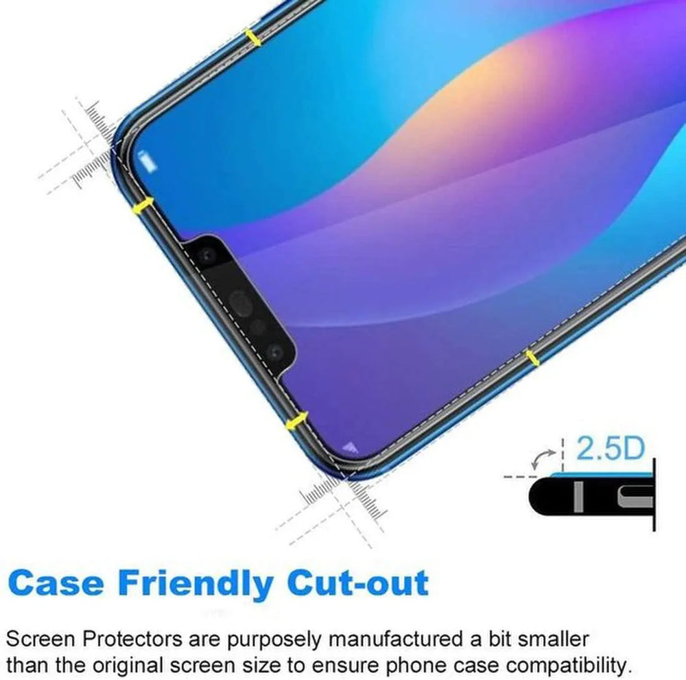 Huawei P Smart Plus 2018 Screenprotector Gehard 9H – Anti Kras – Tempered Glas – 1-Pack-Ilumina Benelux