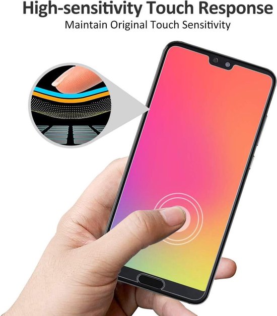 Huawei P20 Lite 2018 Screenprotector Gehard 9H – Anti-kras – 3-Pack-Ilumina Benelux