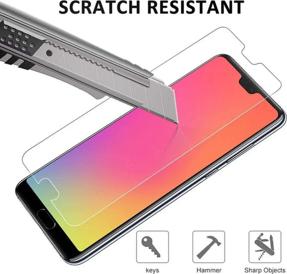 Huawei P20 Lite 2018 Screenprotector Gehard 9H – Anti-kras – Tempered Glas – 1-Pack-Ilumina Benelux