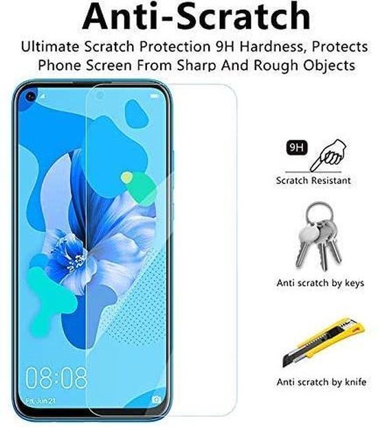 Huawei P20 Lite 2019 – 9H Gehard Glas – Anti-kras – 3-Pack-Ilumina Benelux
