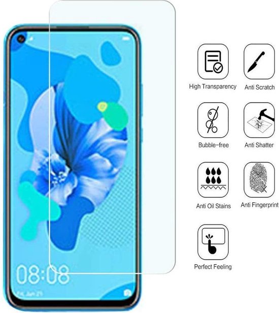 Huawei P20 Lite 2019 Screenprotector Gehard 9H – Anti-kras – 1-Pack-Ilumina Benelux