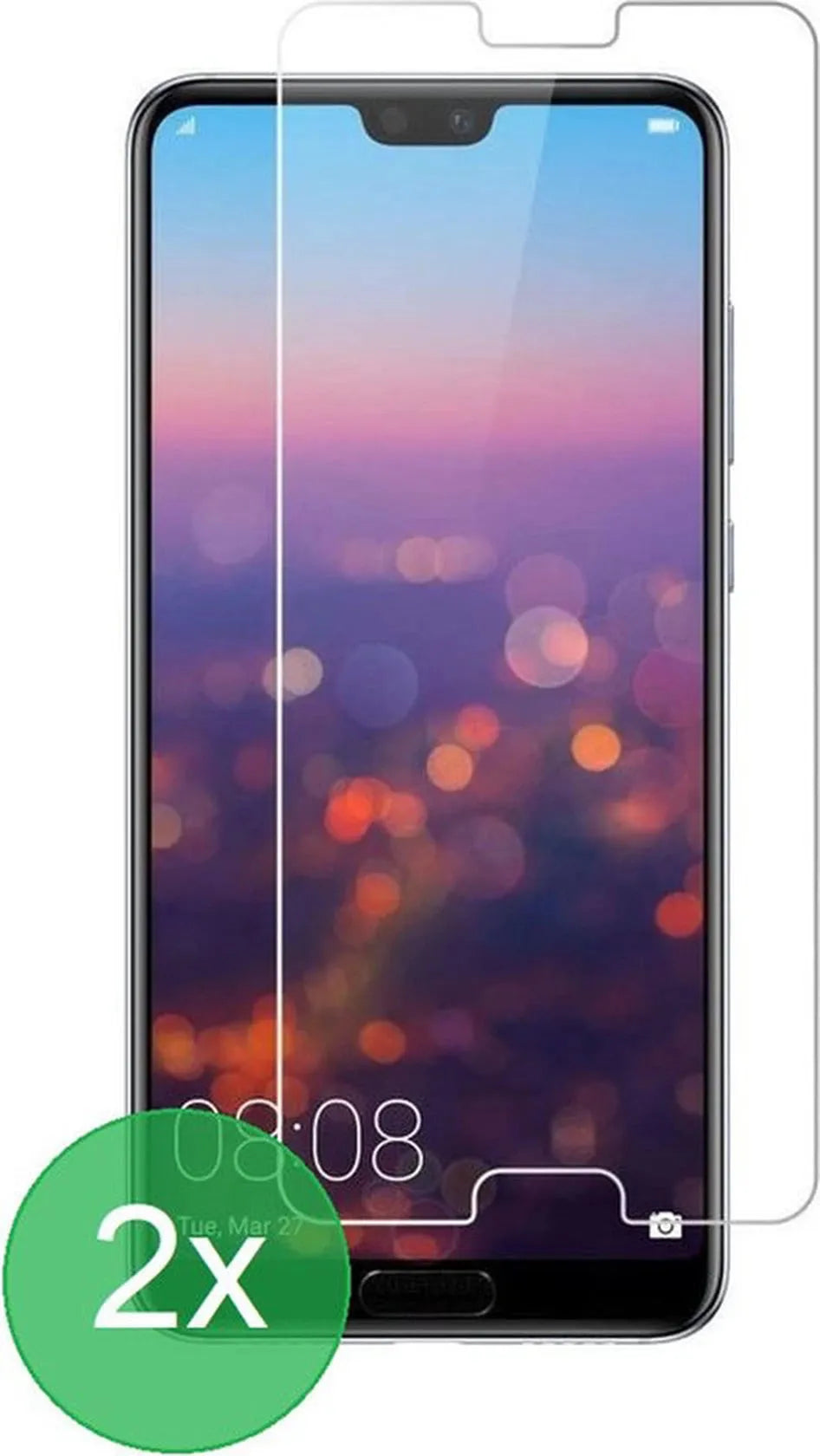 Huawei P20 Pro – 9H Gehard Glas – Anti-kras – 2-Pack-Ilumina Benelux