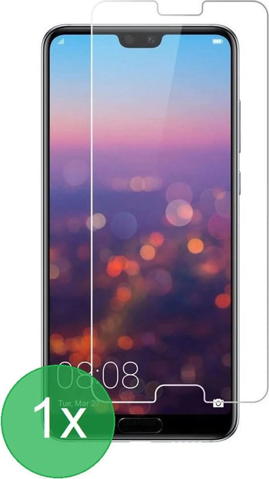 Huawei P20 Pro Screenprotector Gehard 9H – Anti-kras – Tempered Glas – 1-Pack-Ilumina Benelux