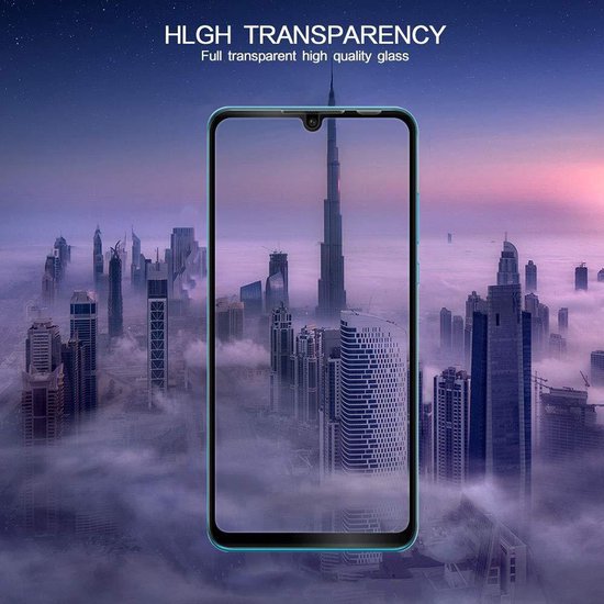 Huawei P30 Lite – Gehard Glas Screenprotector Full Cover – Anti-kras-Ilumina Benelux