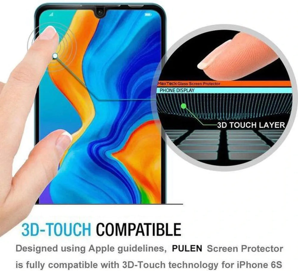 Huawei P30 Lite – Gehard Glas Screenprotector Full Cover – Anti-kras-Ilumina Benelux