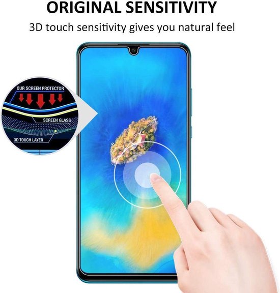 Huawei P30 Lite / P30 Lite 2020 Screenprotector Gehard 9H – Anti-kras – 1-Pack-Ilumina Benelux