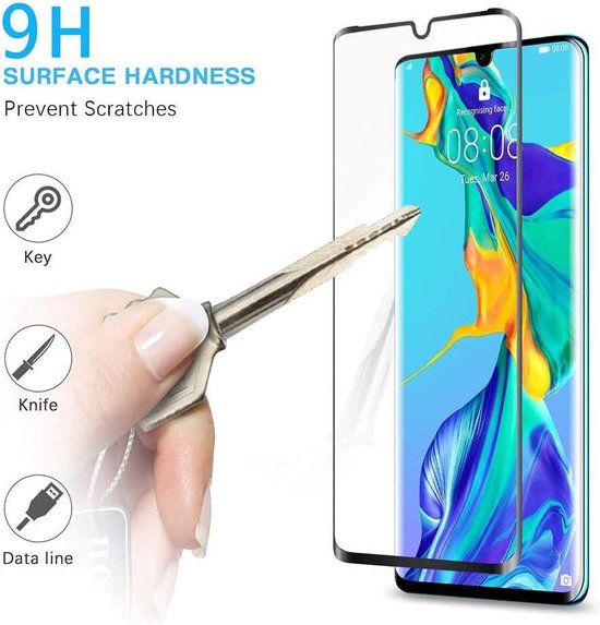 Huawei P30 Lite & P30 Lite New Edition 2020 Screenprotector Gehard 9H – Anti-kras – Tempered Glas – 1-Pack-Ilumina Benelux