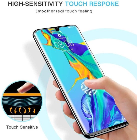 Huawei P30 Pro – 9H Gehard Glas – Anti-kras – 3-Pack Tempered Glas-Ilumina Benelux