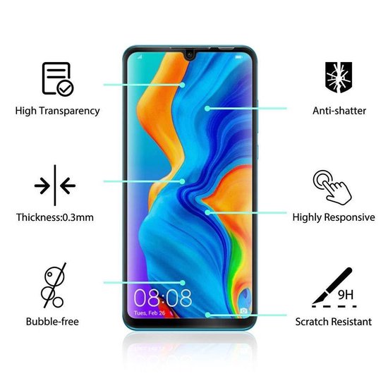 Huawei P30 Pro – Gehard Glas Screenprotector Full Cover-Ilumina Benelux