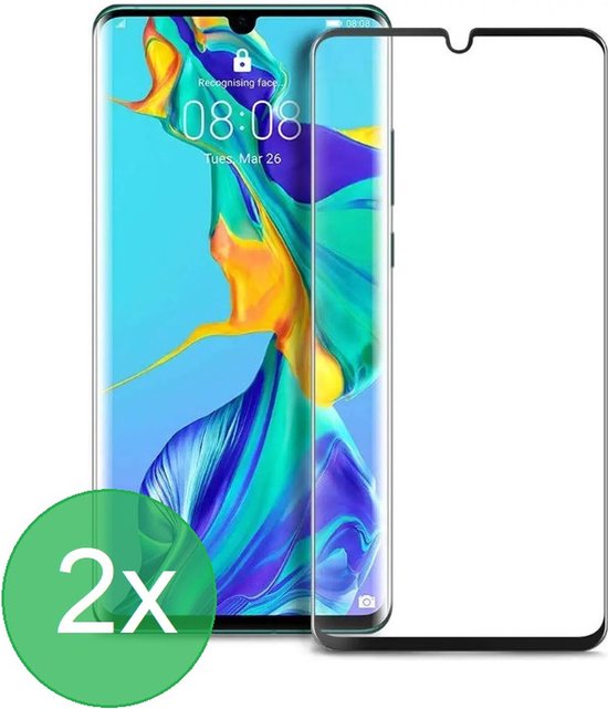 Huawei P30 Pro Screenprotector Full Cover Screenprotector Gehard 9H – 2-Pack-Ilumina Benelux