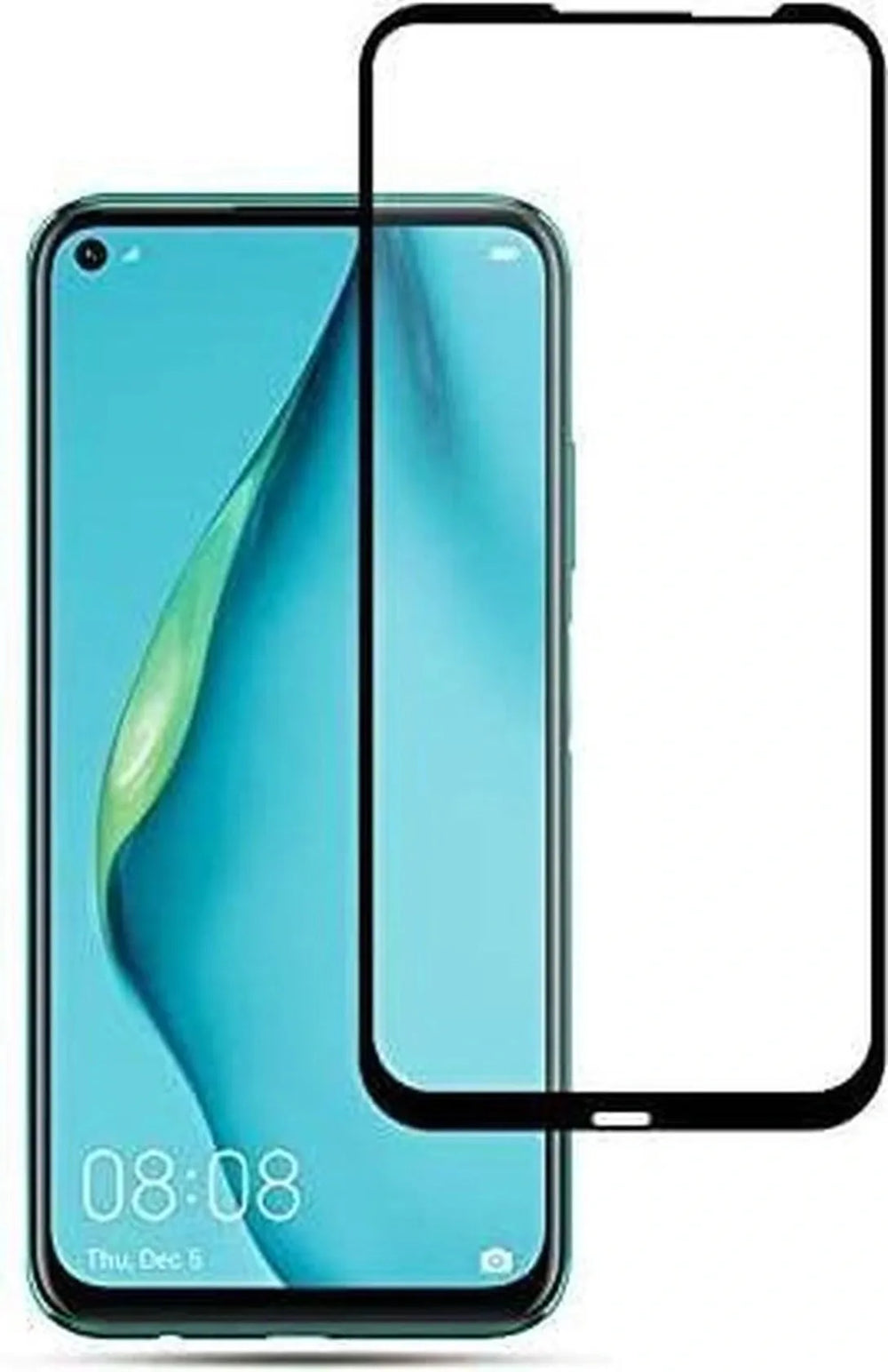 Huawei P40 Lite – Gehard Glas Screenprotector Full Cover – Anti-kras-Ilumina Benelux