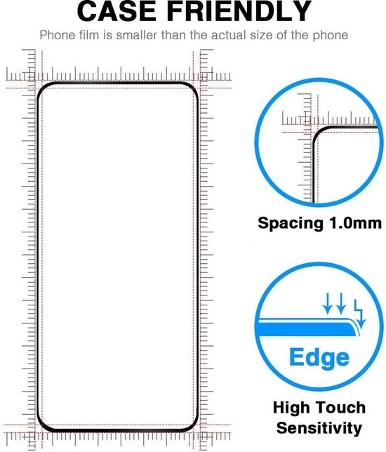 Huawei P40 Pro – Gehard Glas Screenprotector Full Cover-Ilumina Benelux