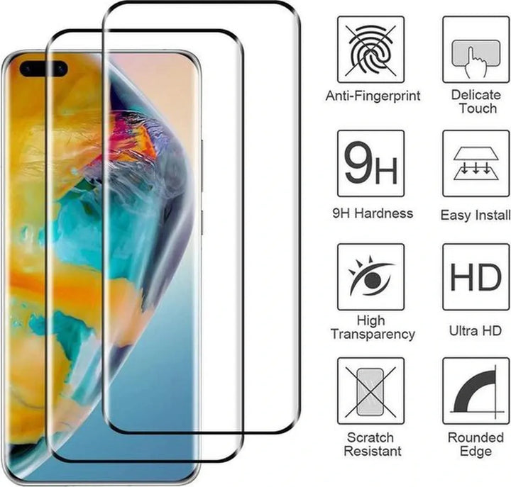 Huawei P40 Pro Screenprotector Gehard 9H – Anti-kras – 2-Pack-Ilumina Benelux