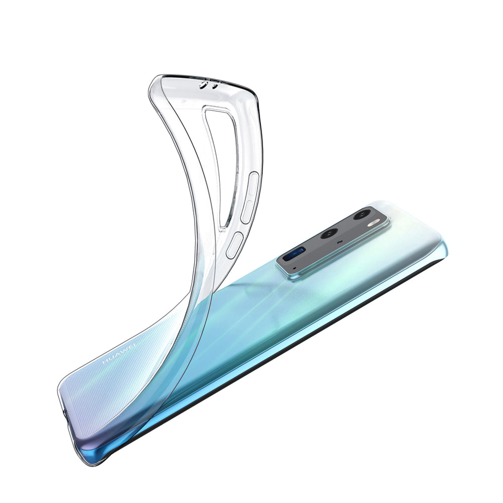 Huawei P40 Pro Transparant Back Cover hoesje - silicone-Hoesjes-Ilumina Benelux