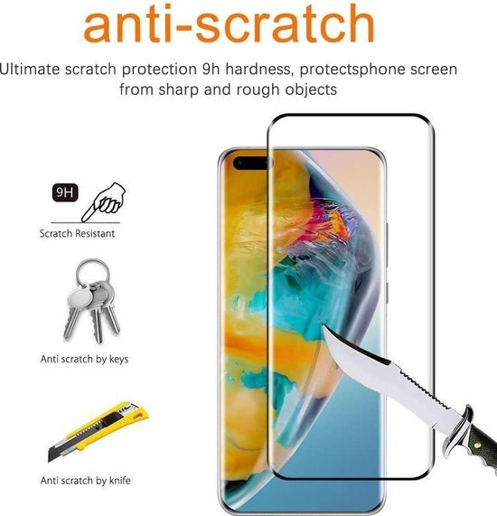 Huawei P40 Screenprotector Gehard 9H – Anti-kras – Tempered Glas – 1-Pack-Ilumina Benelux