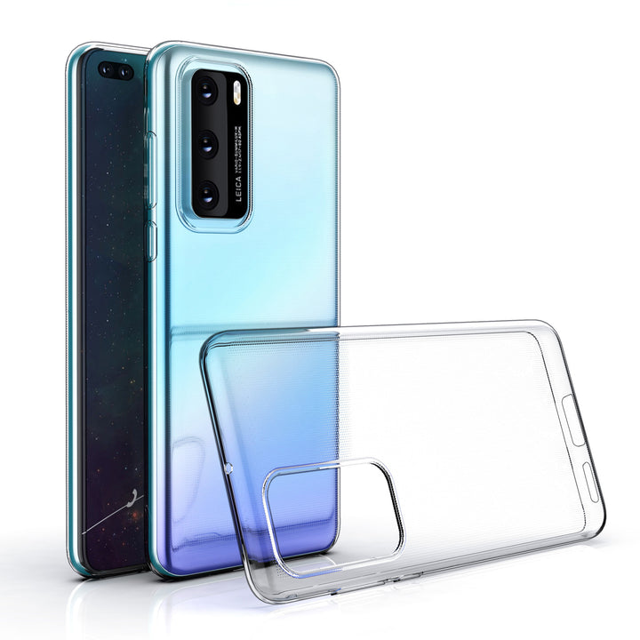 Huawei P40 Transparant Back Cover hoesje - silicone-Hoesjes-Ilumina Benelux