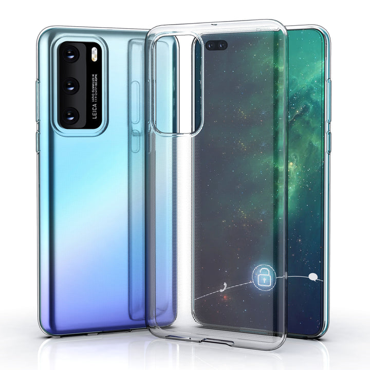 Huawei P40 Transparant Back Cover hoesje - silicone-Hoesjes-Ilumina Benelux