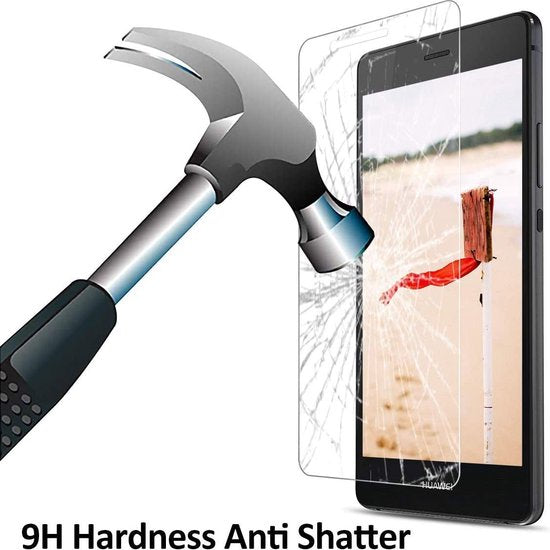 Huawei P9 Lite 2016 Screenprotector Gehard 9H – Anti-kras – 3-Pack Tempered Glas-Ilumina Benelux