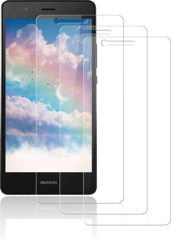 Huawei P9 Lite 2016 Screenprotector Gehard 9H – Anti-kras – 3-Pack Tempered Glas-Ilumina Benelux