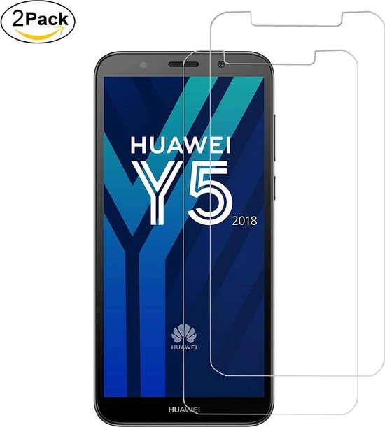 Huawei Y5 2018 Screenprotector Gehard 9H – Anti Kras – 2-Pack-Ilumina Benelux