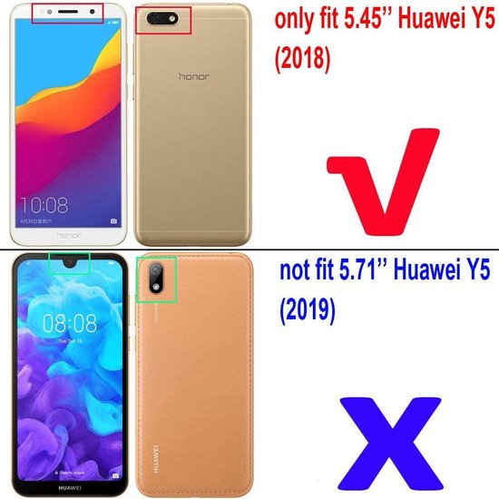 Huawei Y5 2018 Screenprotector Gehard 9H – Anti-kras – 1-Pack-Ilumina Benelux