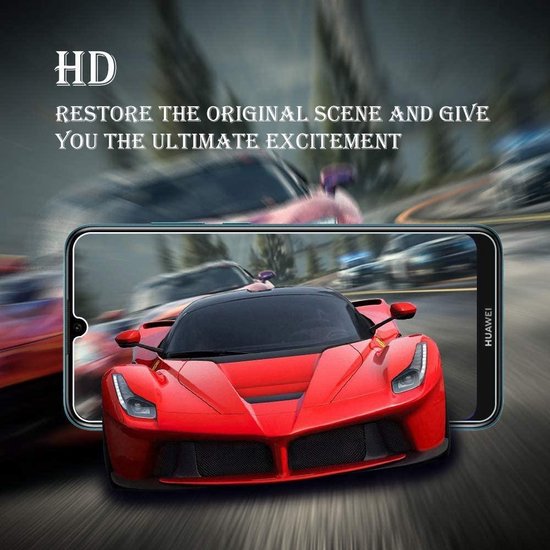 Huawei Y6 2019 Screenprotector Gehard 9H – Anti-kras – Tempered Glas – 1-Pack-Ilumina Benelux