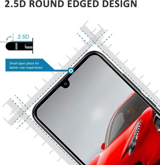 Huawei Y6 2019 Screenprotector Gehard 9H – Anti-kras – Tempered Glas (1-Pack)-Ilumina Benelux