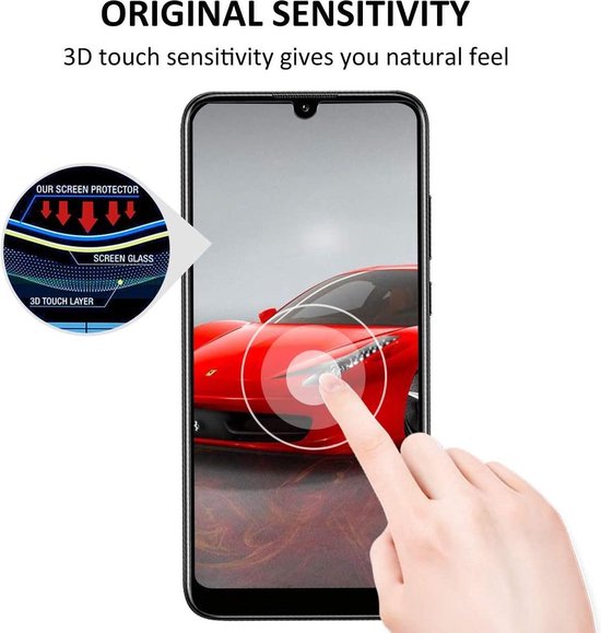 Huawei Y6 2019 Screenprotector Gehard 9H – Anti-kras – Tempered Glas (1-Pack)-Ilumina Benelux