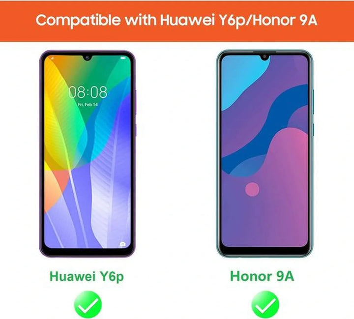 Huawei Y6p / Honor 9A Screenprotector Gehard 9H – Anti-kras – Tempered Glas – 3-Pack-Ilumina Benelux