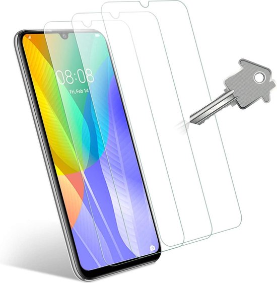 Huawei Y6p / Honor 9A Screenprotector Gehard 9H – Anti-kras – Tempered Glas – 3-Pack-Ilumina Benelux