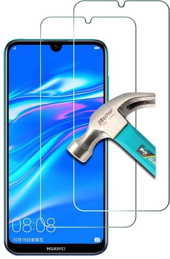 Huawei Y7 2019 – 9H Gehard Glas – Anti-kras – 2-Pack-Ilumina Benelux