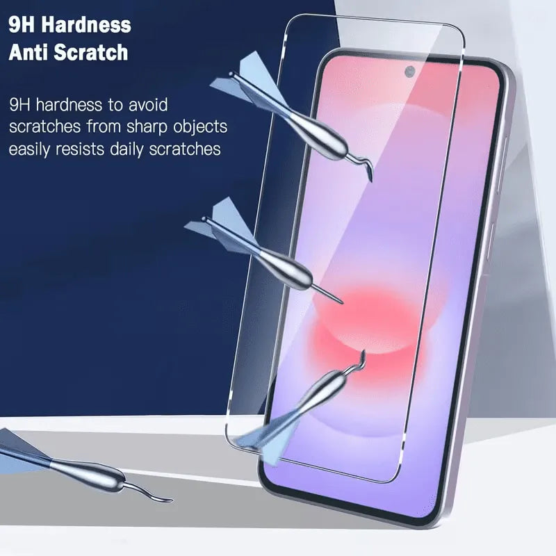Samsung Galaxy A57 Screenprotector Gehard 9H – Anti-kras - 3-Pack Tempered Glas-Ilumina Benelux