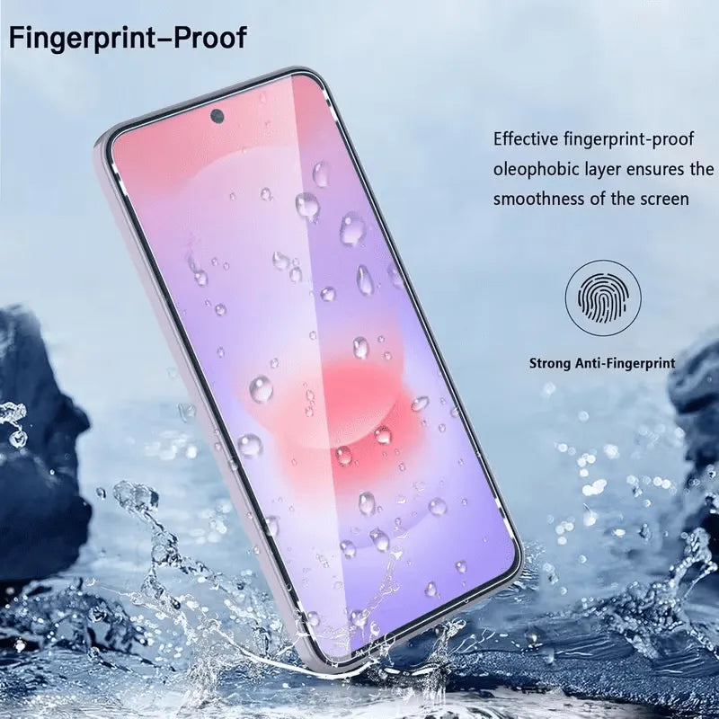 Samsung Galaxy A57 Screenprotector Gehard 9H – Anti-kras - 3-Pack Tempered Glas-Ilumina Benelux