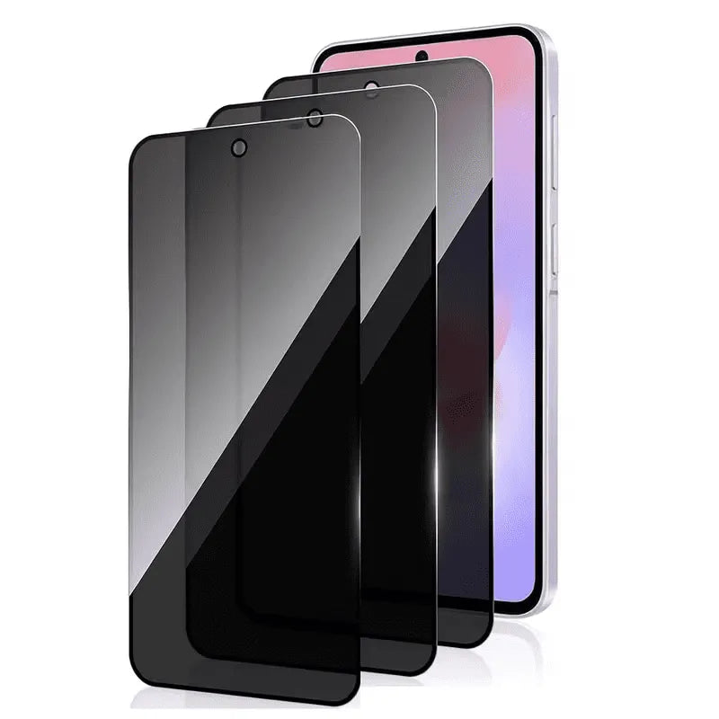 Samsung Galaxy A57 Screenprotector Privacy - Gehard Glas 9H – Anti-kras - 3-Pack Tempered Glas-Ilumina Benelux
