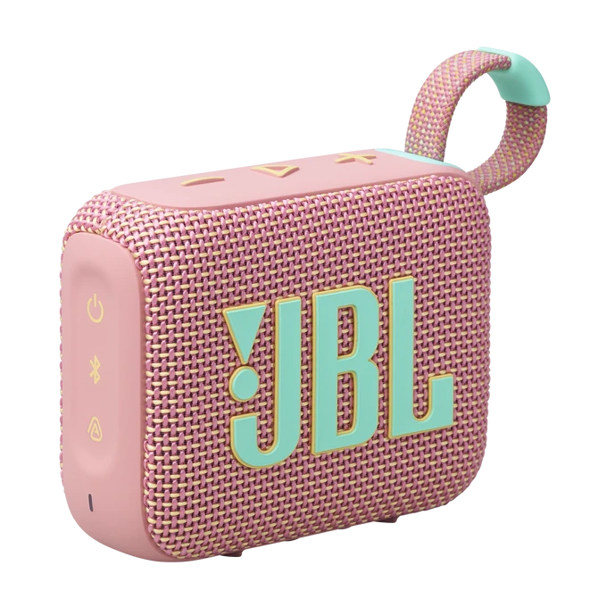 JBL Go 4 Wireless Bluetooth Mini Speaker - Roze-In-ear koptelefoon-Ilumina Benelux