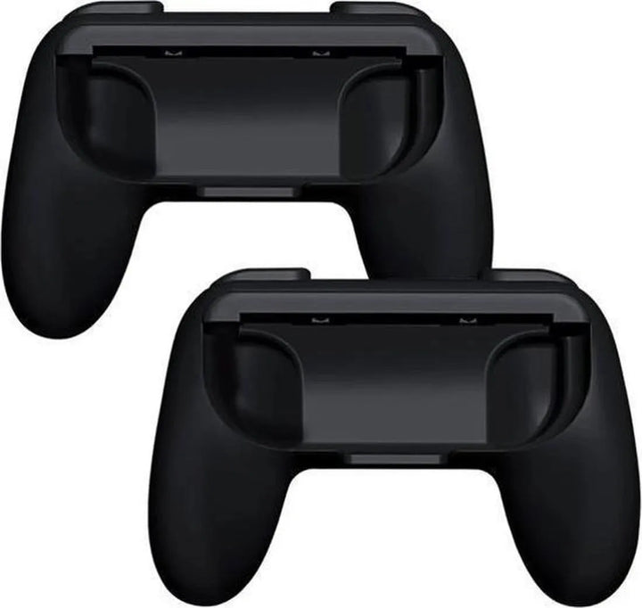 Joy-Con Grip Set – Handgrips – Geschikt voor Nintendo Switch – Antislip – Zwart-Ilumina Benelux