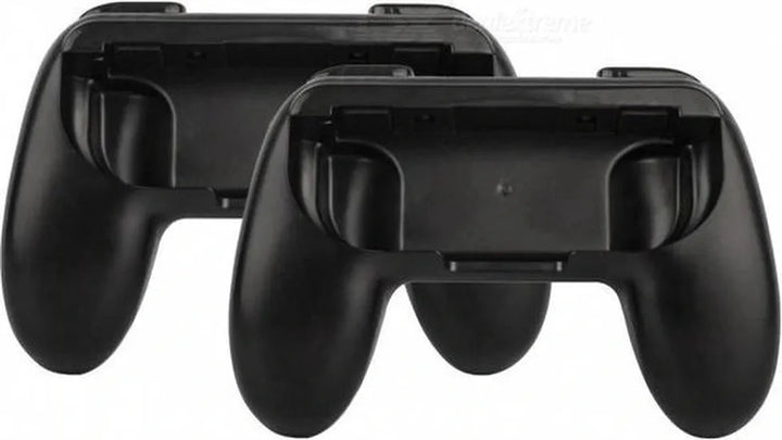 Joy-Con Grip Set – Handgrips – Geschikt voor Nintendo Switch – Antislip – Zwart-Ilumina Benelux