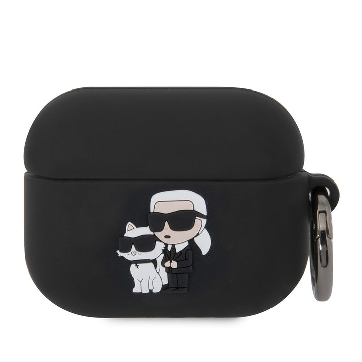 Karl Lagerfeld AirPods Pro & Pro 2 Case - NFT KC - Zwart-Koptelefoon case-Ilumina Benelux
