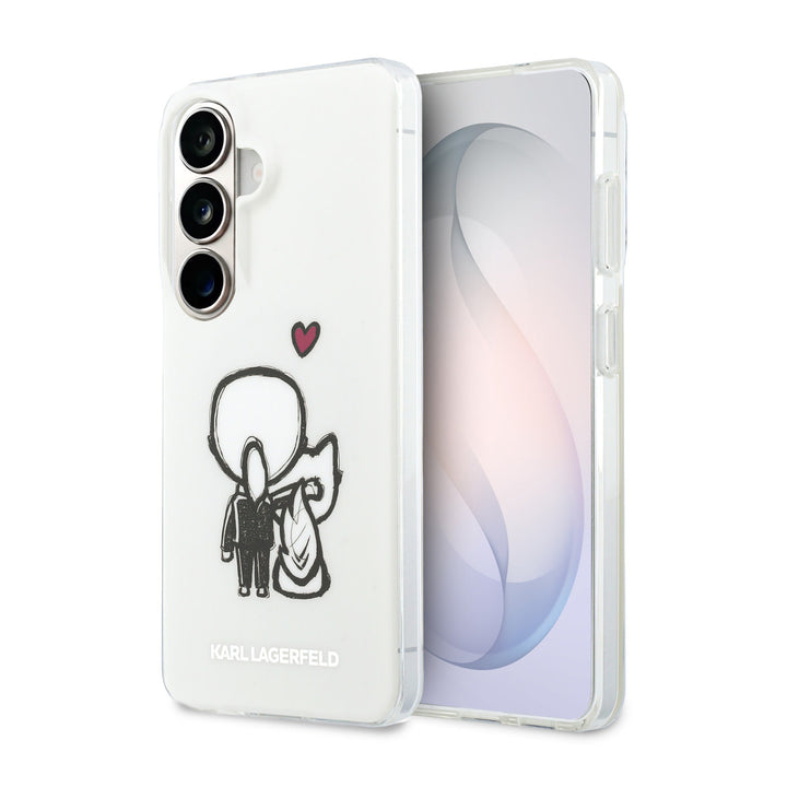 Karl Lagerfeld Galaxy S26 Backcover hoesje - MagSafe - IML K&C Back Logo - Transparant-Hoesjes-Ilumina Benelux
