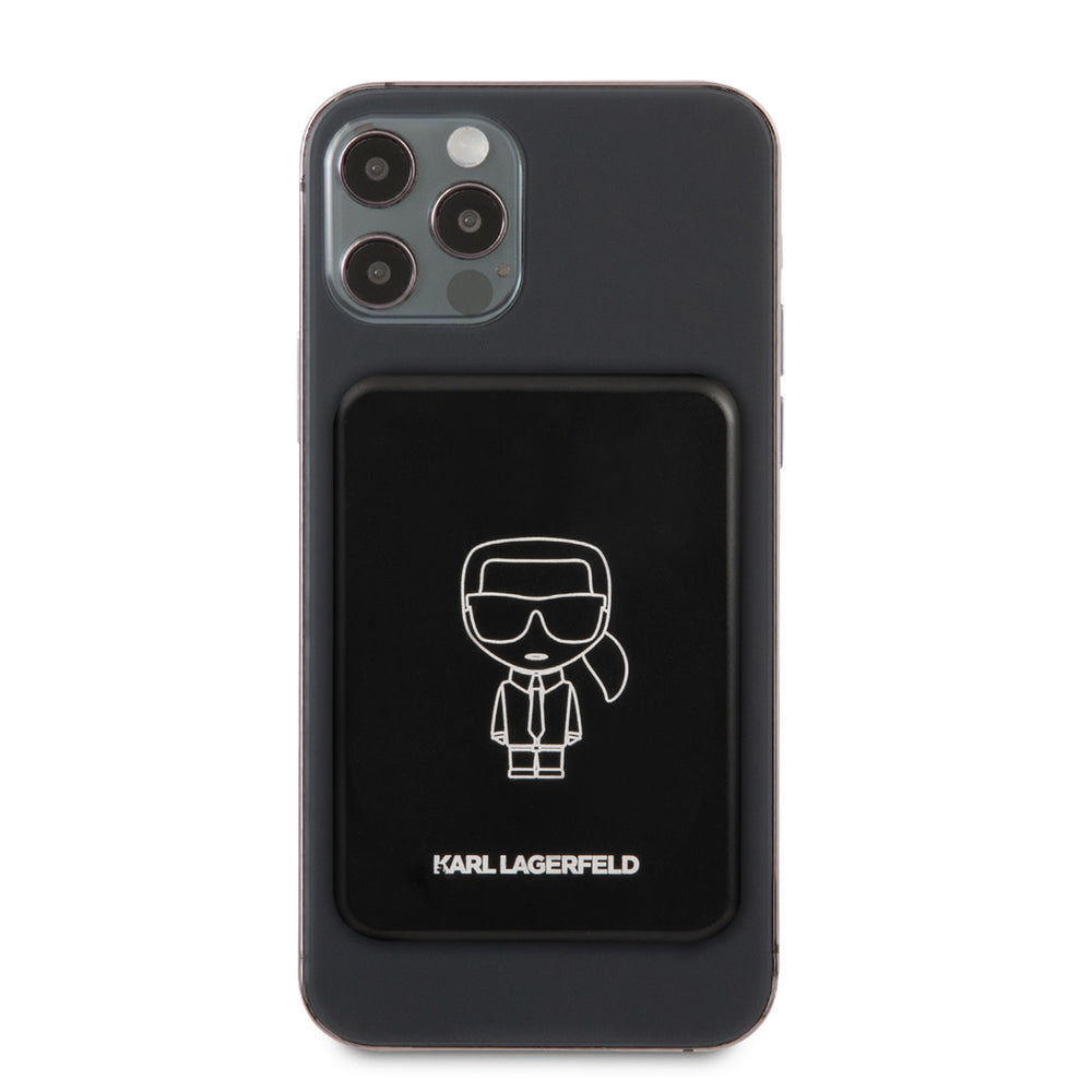 Karl Lagerfeld Magsafe Compatible Powerbank - 5W 3000mAh - Zwart-Powerbank-Ilumina Benelux