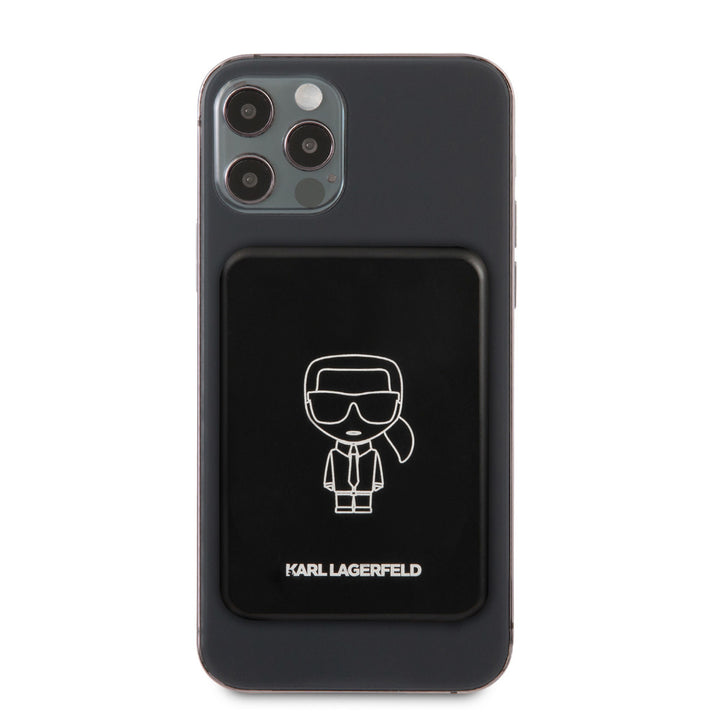 Karl Lagerfeld Magsafe Compatible Powerbank - 5W 3000mAh - Zwart-Powerbank-Ilumina Benelux