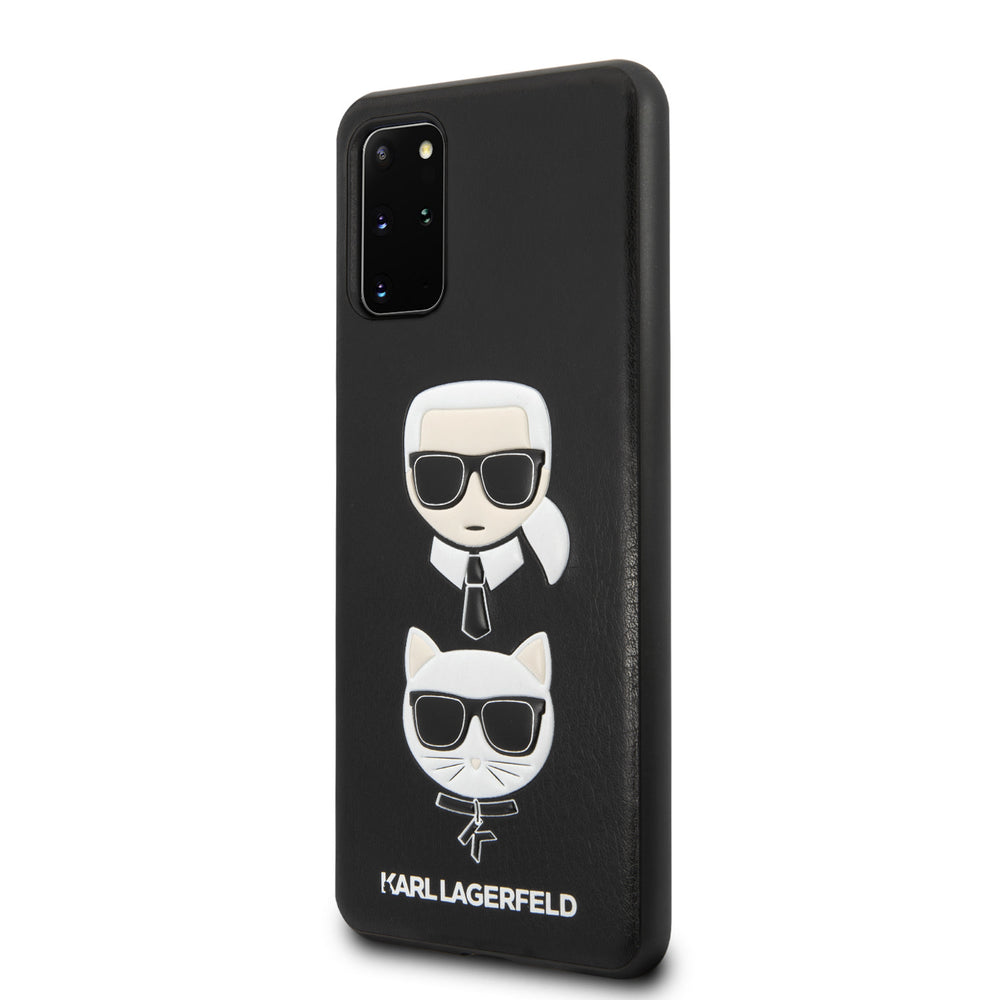 Karl Lagerfeld Samsung Galaxy S20 Plus Afdrukken Backcover hoesje - Leer In reliëf-Hoesjes-Ilumina Benelux