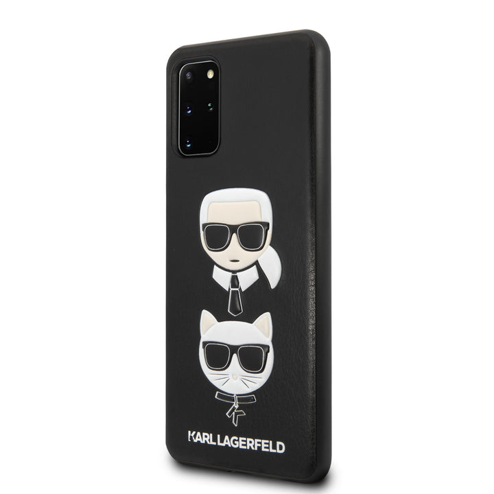 Karl Lagerfeld Samsung Galaxy S20 Plus Afdrukken Backcover hoesje - Leer In reliëf-Hoesjes-Ilumina Benelux