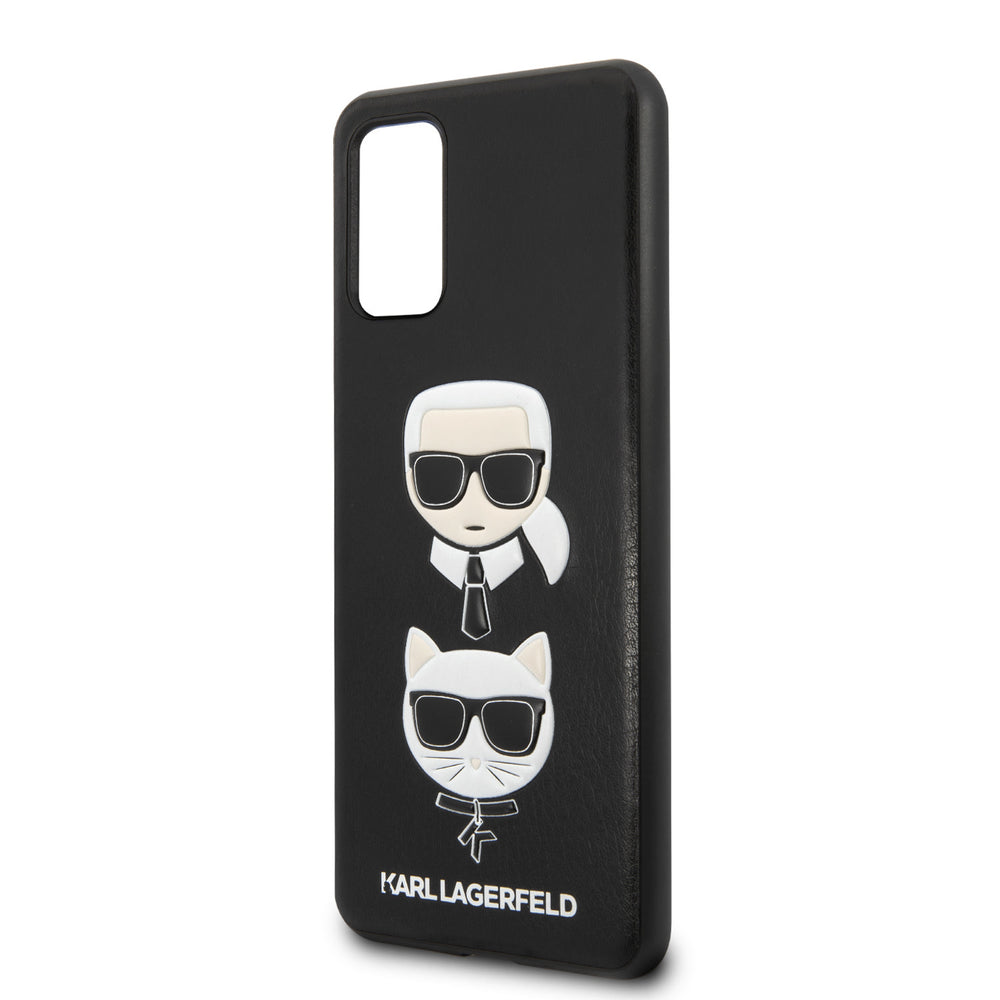 Karl Lagerfeld Samsung Galaxy S20 Plus Afdrukken Backcover hoesje - Leer In reliëf-Hoesjes-Ilumina Benelux