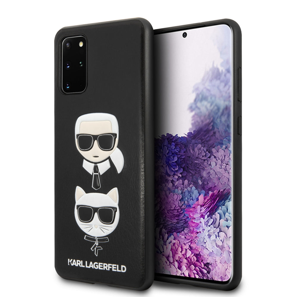 Karl Lagerfeld Samsung Galaxy S20 Plus Afdrukken Backcover hoesje - Leer In reliëf-Hoesjes-Ilumina Benelux