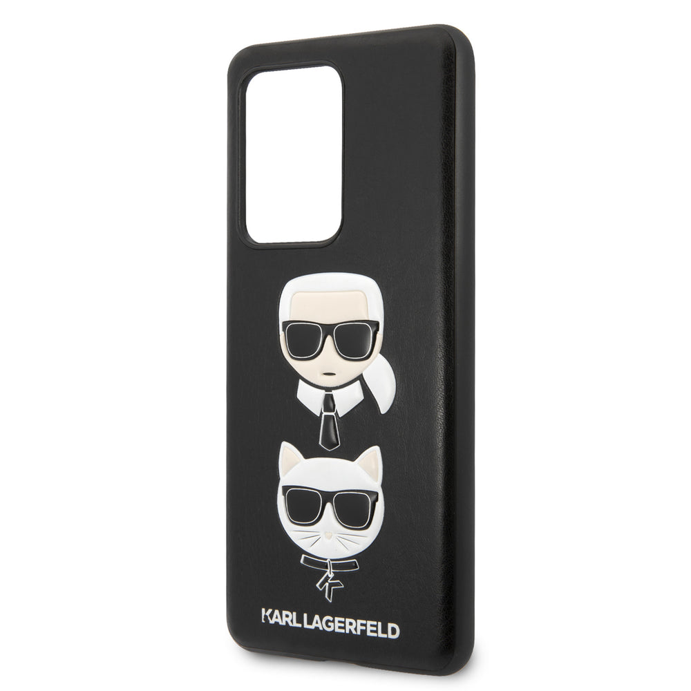 Karl Lagerfeld Samsung Galaxy S20 Ultra Afdrukken Backcover hoesje - Leer In reliëf-Hoesjes-Ilumina Benelux